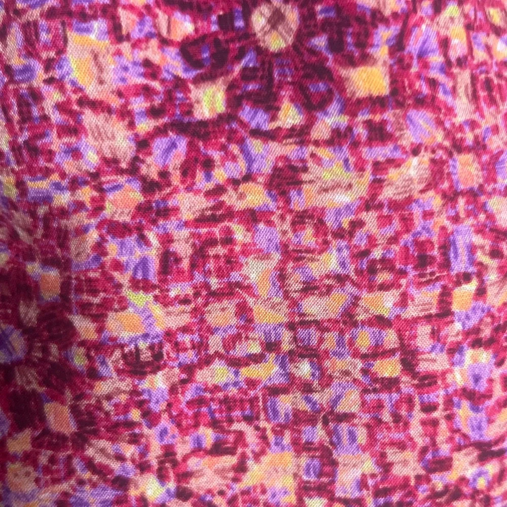 Taylor Tillman New York NWOT Floral Pink Tiered Ruffle Midi Skirt Size Large - Picture 6 of 9